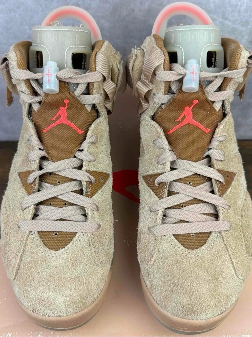 Jordan 6 Retro Travis Scott British Khaki Size 7 DH0690-200 Men’s Shoes OG Rare